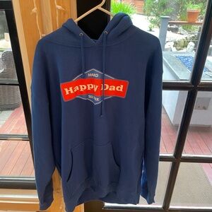 FULL SEND Happy Dad Blue Hoodie